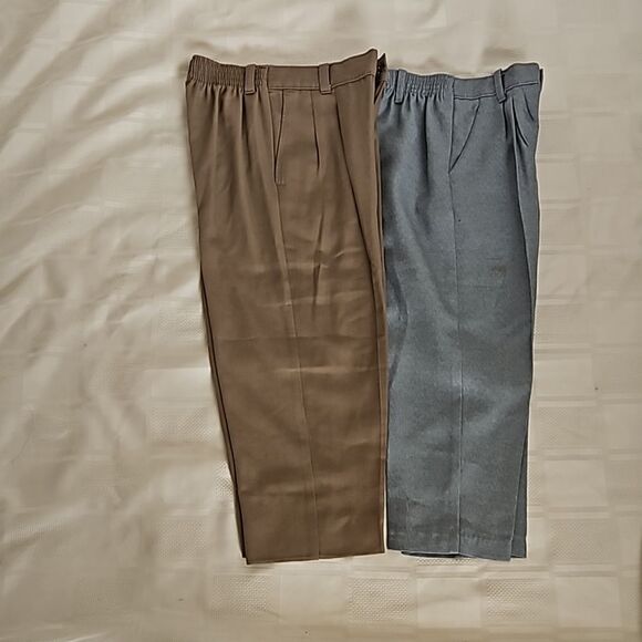 Perry Ellis Boy's Bundle Of 2 Pairs Of Pants Blue/Brown 4-6 Years Old - Picture 15 of 16